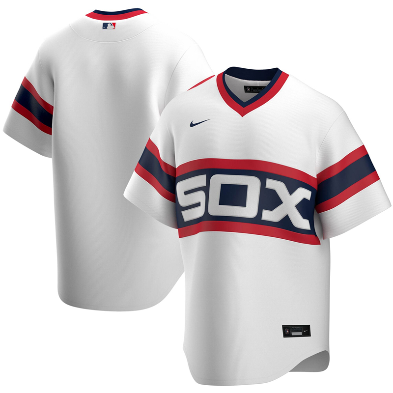 2020 MLB Men Chicago White Sox Nike White Home 2020 Replica Team Jersey 1